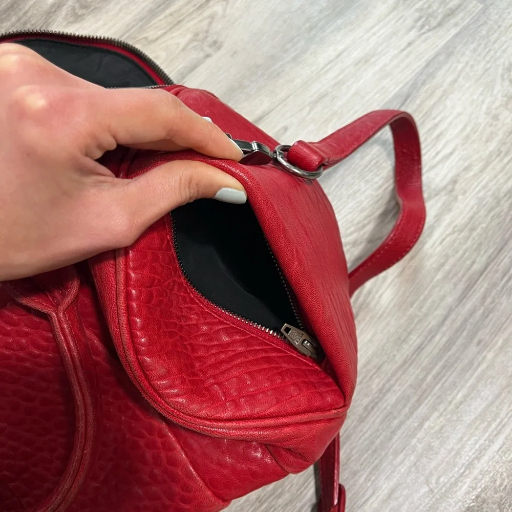 Alexander Wang Red Rockie Crossbody Satchel Bag - Picture 11 of 16